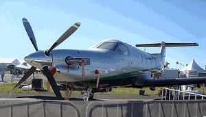 The Pilatus PC-12 NG on display at Avalon 2011.